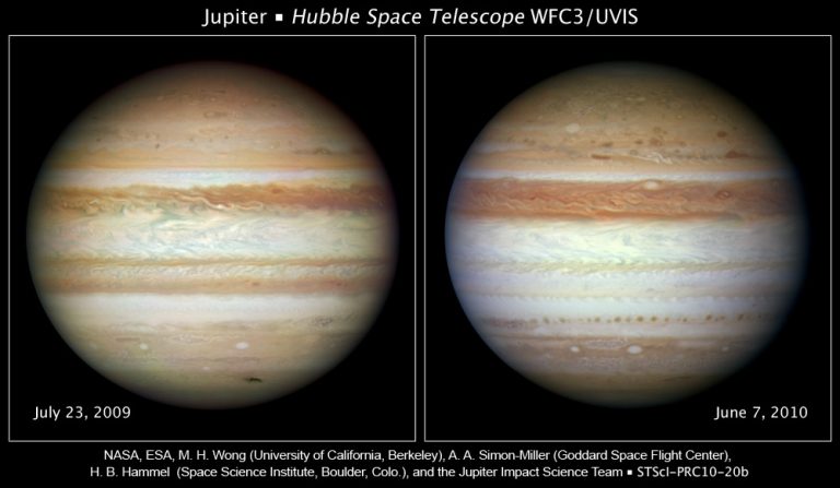 Ricomparsa la cintura di Giove