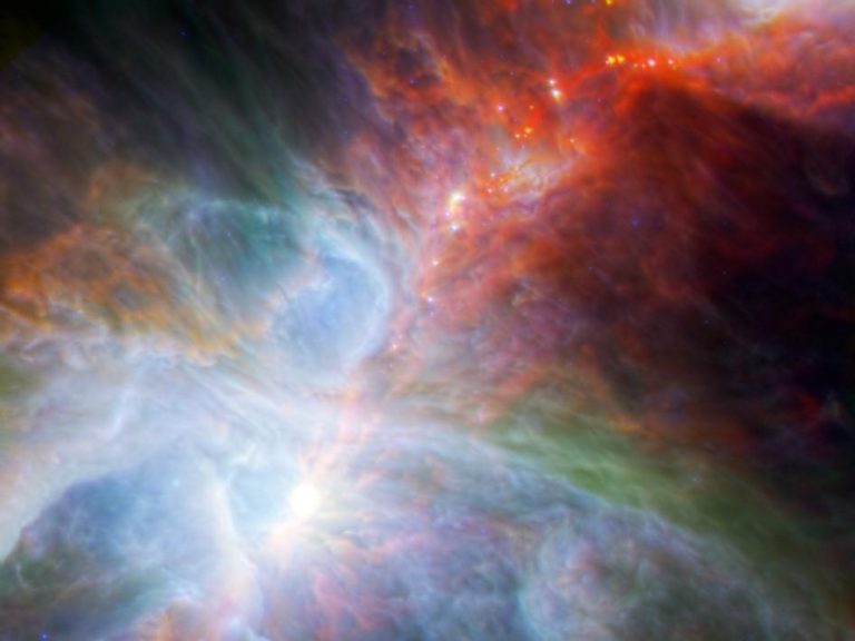 Un arcobaleno nella Nebulosa di Orione