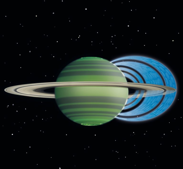 Saturno, pioggia dagli anelli